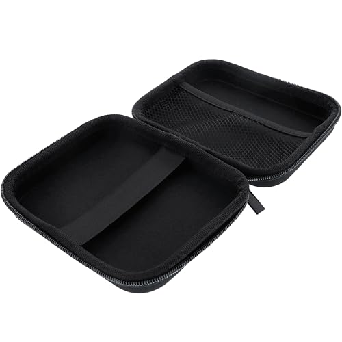 foto-kontor Tasche kompatibel mit Apple Magic Mouse und MacBook Ladegerät Maus Transport Aufbewahrung Schutzhülle Schwarz Wasserabweisend Stoßfest
