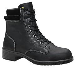 ELTEN Sicherheitsschuhe Nikola black Mid ESD S2, Damen, Leder, Stahlkappe, leicht, elegant 39, Schwarz