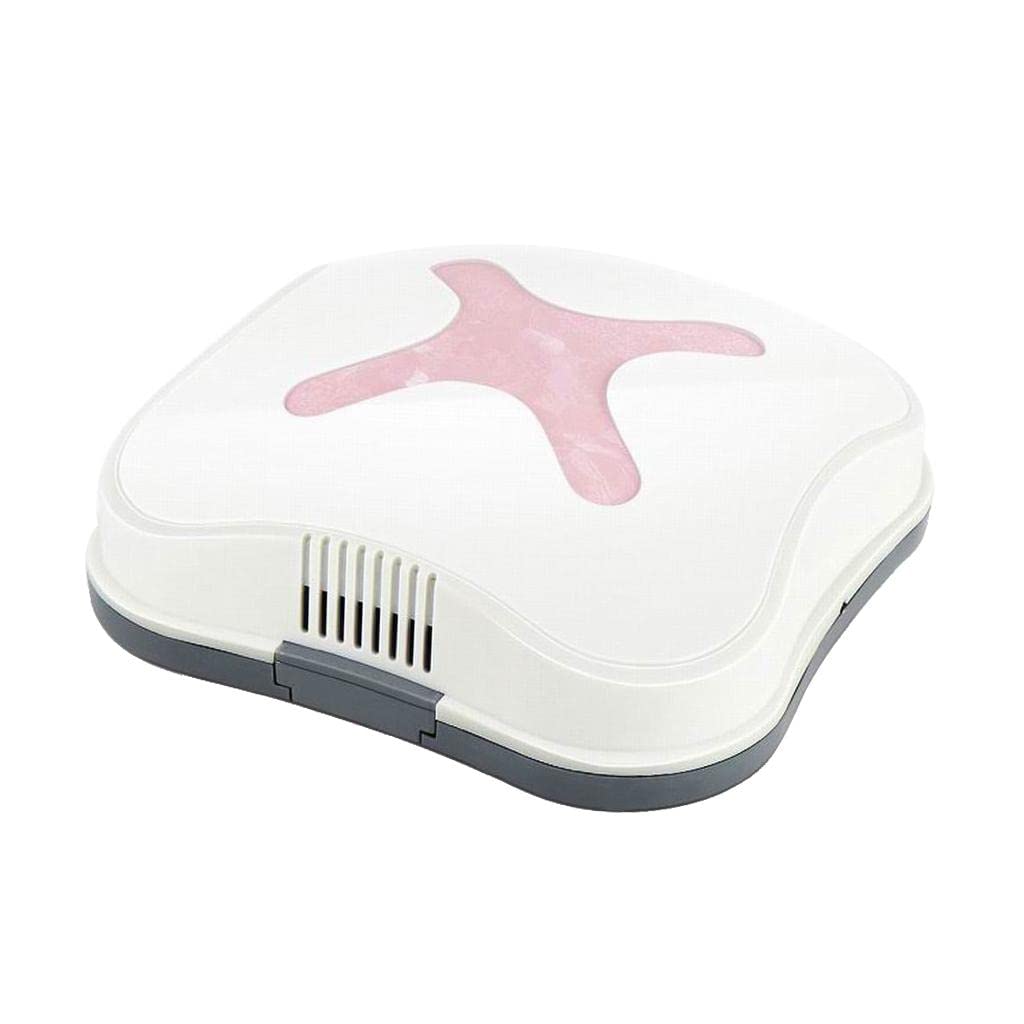 Ubervia® Home Automatic Vacuum Floor Cleaning Robot Auto Dust Cleaner Sweeper Pink | 1 Piece Mini Vacuum Cleaner Robot 1 Piece USB 1 Piece Cleaning Mop 2 Pieces Brushes-image-9