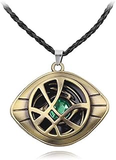 Craft 4 You Doctor Strange Eye of Agamotto Necklace - Cosplay Pendant Fancy Costume Jewellery Prop for Dr Strange Fans