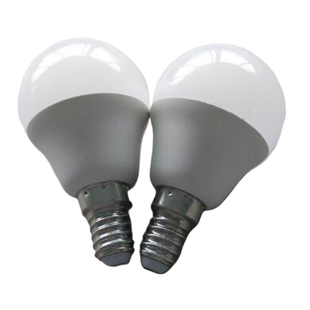 Bombillas para el hogar, Paquete de 5, Bombillas LED esféricas G45, 5 W, CA 110 V, E14/E27/B22, 10-5630 SMD, atenuación, lámpara de plástico y Aluminio.