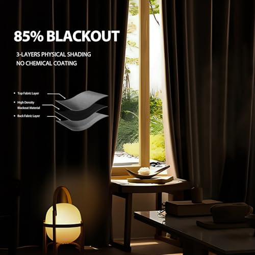 Image of Room Divider Ceiling Mounted Curtains Track Sets Extra Wide Blackout Curtain Flexible Tracks for Bedroom Privacy Partition Separator, 1 Panel Light Grey Drape and White Rail, W10 x H9ft