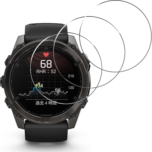 [3�Z�b�g]For �K�[�~��(GARMIN) Fenix 8 Sapphire AMOLED�i47mm�j �t�B���� �ی�t�B�����yZENGZOUZ�z �K�[�~��(GARMIN) Fenix 8 Sapphire AMOLED�i47mm�j �K���X�t�B���� �d�x