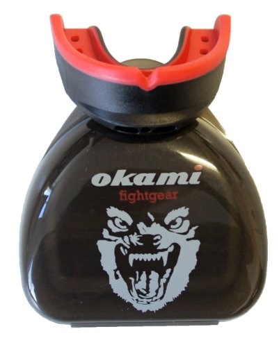 OKAMI Fightgear Mund Und Zahnschutz HI Pro Mouthguard, Schwarz/rot, 12.0021 Cover