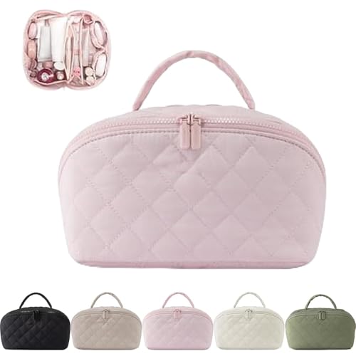 Wide Open Lay-Flat Makeup Bag