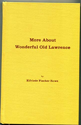 More about wonderful old Lawrence B0006XW62Q Book Cover