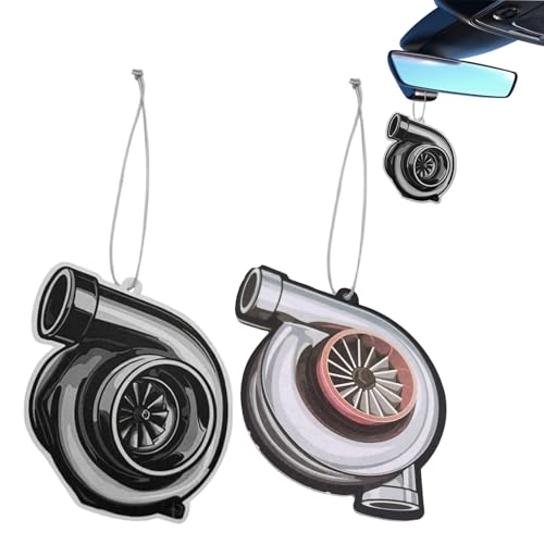 Désodorisant voiture original lot de 2 – parfum longue durée pour voiture, bureau ou maison – design unique et accroche pratique pour rétroviseur – fraîcheur durable et agréable