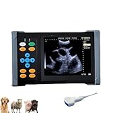SUNBESTA Veterinary Ultrasound Machine A20, 3.5MHz Convex Probe, Aluminum Alloy Design, Rechargeable+ Carrying case, Friendly to Beginners, for Dog Kennels, Pig Farm and Sheep Farm Pregnancy Check