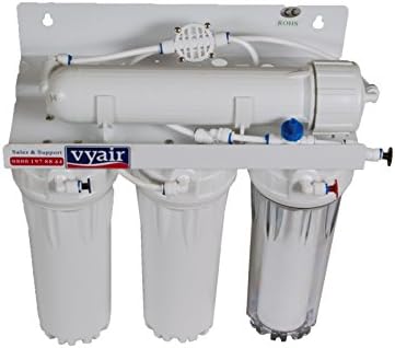 VYAIR RO-50M 4-Stage 50 Gallons Per Day (189 Litres) Reverse Osmosis Water Filter System With MB-115 DI Resin Stage for Marine Aquariums and Window Cleaning