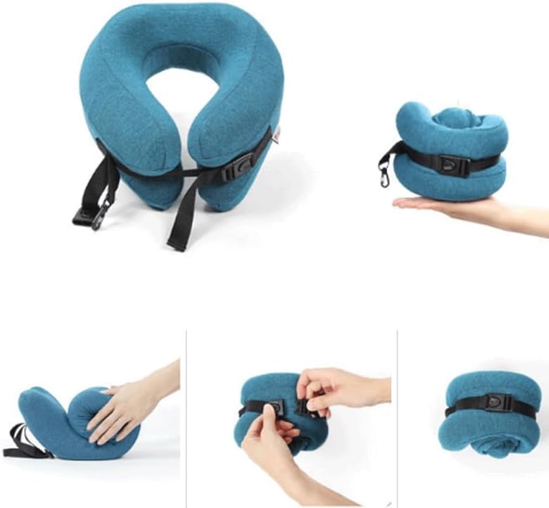 Portable Compact U-Shaped Pillow Memory Foam Neck Slow-Recovery