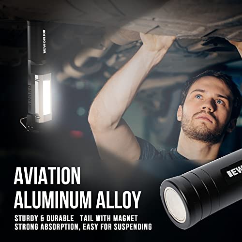 Ework Multi-Functional Car Safety Hammer Aluminum Alloy Window Breaker Seatbelt Cutter With Car Flashlight, Magnetic Pickup Tool, Ideal Gifts For Men And Women #TOP3