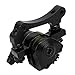 MUNEFE Electric Scooter Brake Cper, Electric Scooter Disc Brake, 10in Aluminum Alloy Mechanical Brake Cper for Scooter (Black)