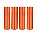 PSBM 4 Rolls Dark Orange 18 Inch x 1500 Feet 80 Gauge Stretch Film/Wrap, Heavy Duty Industrial Strength Shrink/Plastic Wrap for Moving, Packing, Shipping, Pallet Wrapping & Storage
