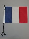 Acabados : AZ FLAG Bandera de Bici de Francia 21x14cm - BANDERINA de Bicicleta Francesa 14 x 21 cm