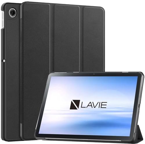 NEC LAVIE Tab T10 (T1055/KAS, TAB10/F03) 10.1�C���` �p �P�[�X 2025�N���� YAJOJO �p�x���� �O�܂�I�[�g�E�F�C�N/�X���[�v�@�\ �J�o�[ �X�^���h ���^ �y�� �C�菝�h�~ �S�ʕی�^ �X�^���h�@�\�t