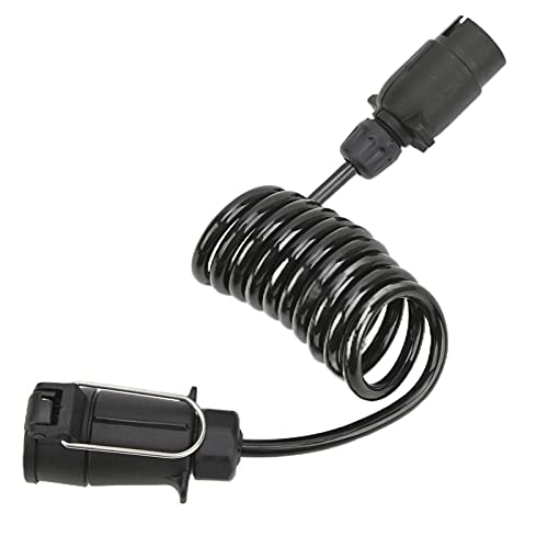 Plugue de reboque, 7 pinos conector de extensão de fio de reboque conector de cabo de alimentação pl