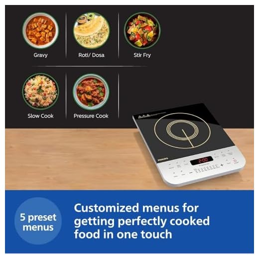 Philips Viva Collection HD4928/01 Induction Cooktop, Black