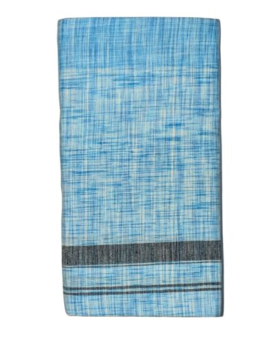 Image of Self Design Lungi & Dhoti for Men (Unstitched)| Lungi for Mens Cotton Blend | 2 Meter | Soft, Lightweight & Breathable Fabric | Ethnic Wear for Daily Use