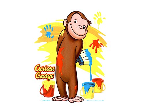 Whimsical Practicality Cute Curious George Monkey Edible Icing Image Cake Topper 1/4 Sheet #TOP21