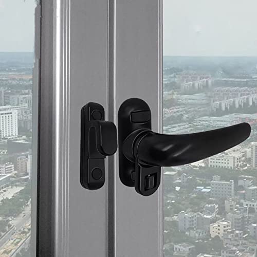 Aluminum Alloy Casement Window Lock, Door Window Locking Pulls, Interior And Exterior Window Lock Handles (Right Handle) #TOP4