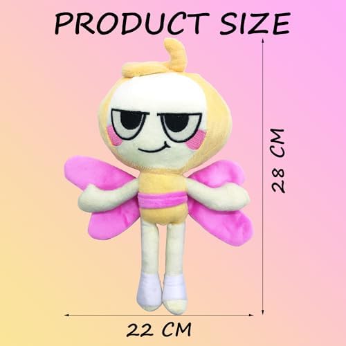 Dandy's World Plush, Dandy's World Plushies Glisten, Adorable Collectible Plush Toy Gift for Fans, Huggable Stuffed Doll for Room Decor, Birthday Party Supplies