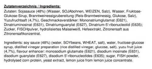 Shibanuma Ponzu Soße – Sojasoße mit Yuzu aus Japan – Weniger salzig – 1 x 150 ml