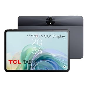 TCL TAB 11 Gen 2 Tablet, 11-inch NXTVISION Display, 256GB Storage (Expandable up to 1TB), 6GB RAM (+6GB RAM Expansion), 8000mAh Battery, Fast Charging, Android WiFi Tablet