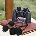 DIYEAH 3Pcs Rubber Telescope Lens Covers Universal Binocular Lens Caps Waterproof Eyepiece Protection for Outdoor Use