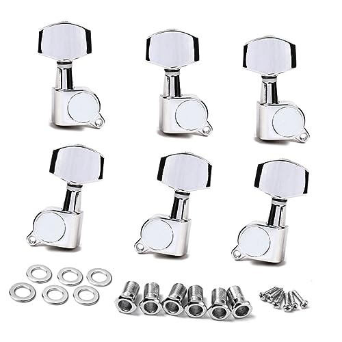OFFSCH Lr Guitar String Tuning Pegs Tuners Machine Heads High Precision Guitar Machine Heads for Electric and Acoustic Guitars Durable Design Easy Installation