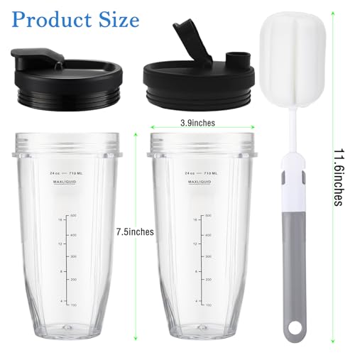 Vasos de repuesto para licuadora Ninja 24oz miniatura 6