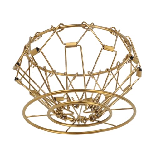 Despeje sobre o Gotejador de café, Filtro de café Dobrável Portátil para Acampar (Ouro)