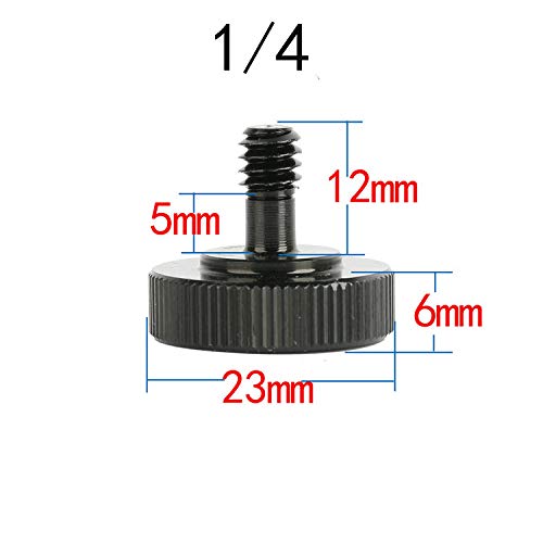 1/4" Male To Female Screw Extension Convert Screw Adapter Tripod Hot Shoe Camera Studio Tripod For L Type Flash Bracket Stand Photo Mount Tripod Camera Accessories #TOP2