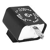cyclingcolors relè freccia flasher lampeggiante per moto scooter ciclomotori compatibile con 12v 10w 2 pin per indicatori di direzione a LED