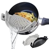 RECOHOME 2-Pack Clip On Strainer