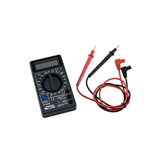 Force Line Multimetro Digital 10A 750V Preto