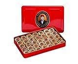 Hafiz Mustafa 1864 Istanbul Baklava Pastry Box - Baked Baklava Dessert Snacks Made from Fresh Phyllo Dough Sheets, Pistachio, Hazelnut, Walnut - Turkish Sweets Tray Gift Ideas for Birthday, Christmas