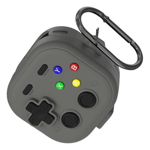 Buds4 Earbuds �p�̃��j�[�N�ȌÓT�I�ȃQ�[���p�b�h�`��̃L�������O�P�[�X�A �h���b�v�h�~�V�F���ی�A �����^�т��ȒP�� �ی�P�[�X