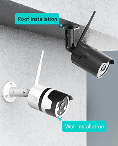 Outdoor Security Camera, Netvue 1080P Wifi Bullet Surveillance Camera Two-Way Audio, Ip66 Waterproof, Fhd Night Vision, Motion Detection, Home Security Camera Activity Alert, Cloud Storage, Sd Card #TOP6
