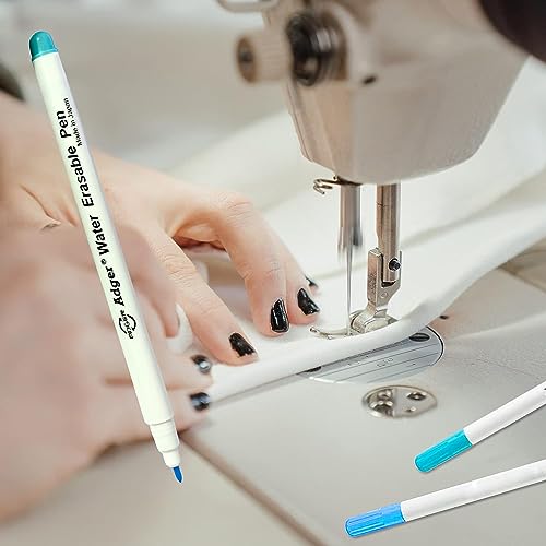 Image of Aakriti Disappearing Extra Fine Ink Pen Water Soluble Pens Fabric Markers Pens, Water Erasable Pens For Sewing Art Diy Tracing Embroidery Supplies (2 Pcs)