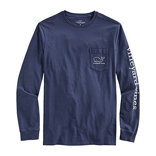 vineyard vines Men's Long Sleeve Vintage Whale Pocket T-Shirt2