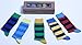 socks n socks - Men's 5-pair Striped Luxury Turkish Cotton Dress Socks Gift Box