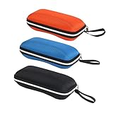 X-SHIYUN Unisex Semi-Hard Shell Sunglasses/Eyeglasses Cases(3 Pack), Protective Case For Glasses