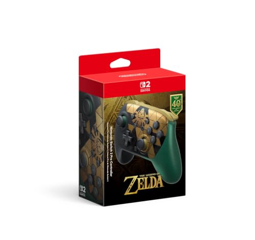 Image of Nintendo Switch 2 Pro Controller The Legend of Zelda - 40th Anniversary Edition