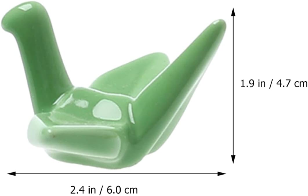 Chopstick Rest Chopsticks Holders decoration Rack 6pcs Statue Decor Japanese Decor Japanese Cake Floral Porcelain Paper Crane