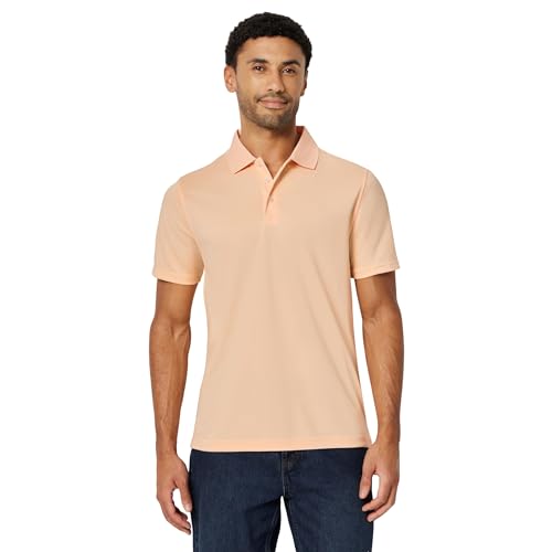 Image of Amazon Essentials Men's Moisture Wicking Golf Polo Shirt, Short Sleeve, Slim-Fit, Quick-Dry