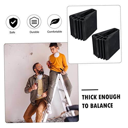 Angoily 2 Pçs Tapete De Chão Pára-Choques Acessórios Ar Escada Dobrável Pés De Borracha Almofadas De