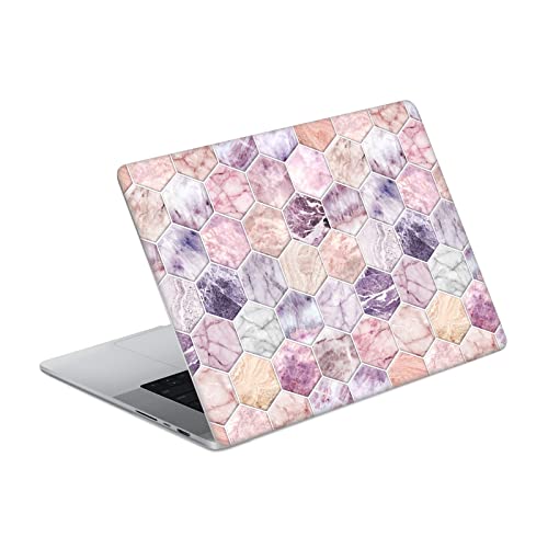 Vinyle autocollant MacBook Pro 14 A2442 peau protection marbre rose