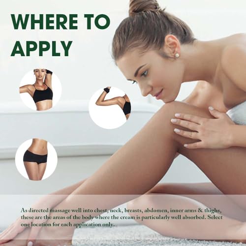 Image of Wild Yam Cream for Hormone Balance: （4 Oz ） Organic Wild Yam Cream for Women with Menopause & Menstrual, Natural Premium Plant Recipe for All Skin Types.