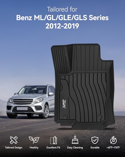 Image of 3W Floor Mats for 2012-2019 Benz ML /GL /GLE /GLS Series
