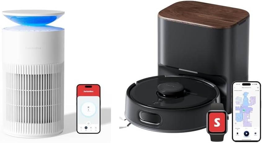 SwitchBot Air Purifiers and Robot Vacuum K11+